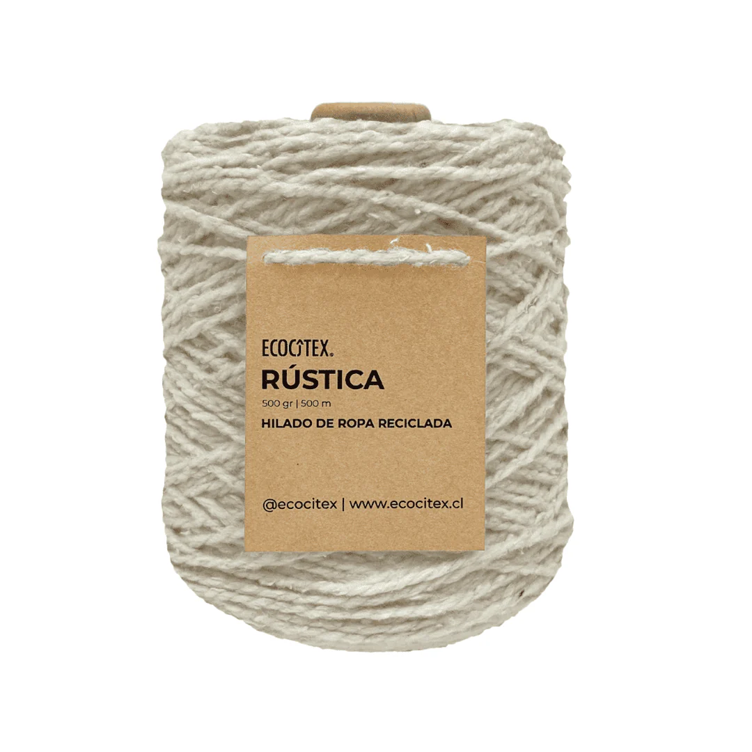 Hilados 100% reciclados de Ecocitex — empresa de economía circular textil en Chile