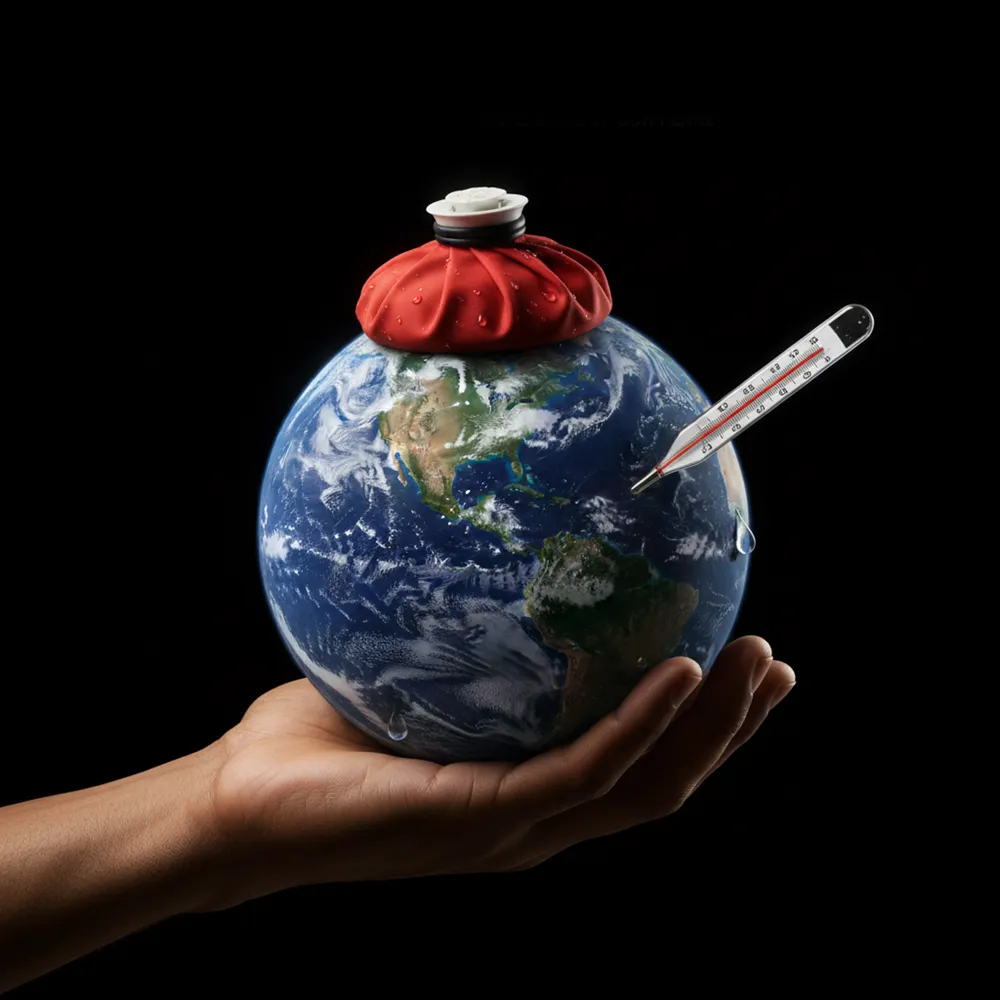 calentamiento global imagen que representa el calentamiento global