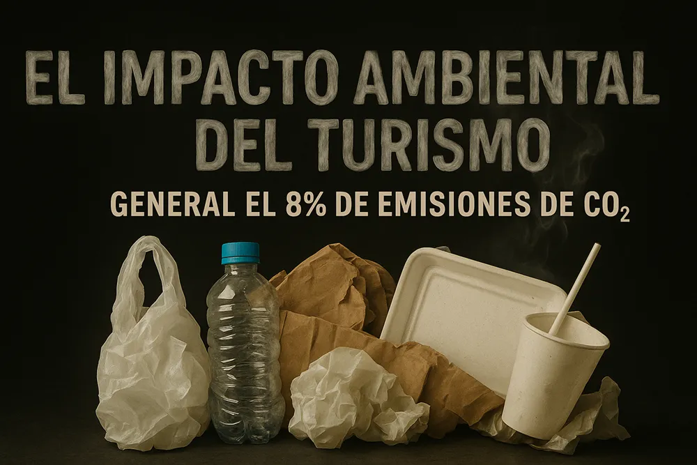 Portada. El impacto ambiental del turismo general el 8% de emiciones de CO2 mundial