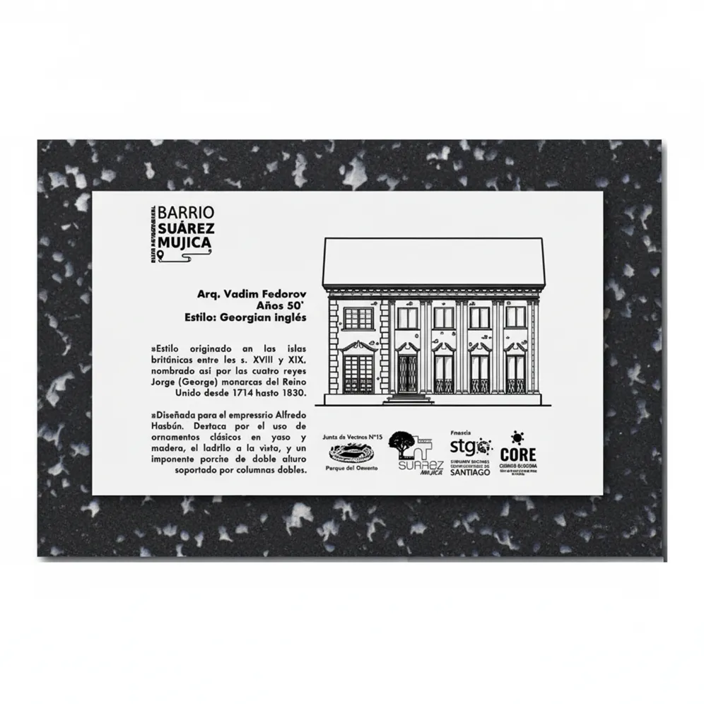 Placa-reconocimiento-plastico-reciclado placa de reconocimiento fabricada con plástico reciclado en chile