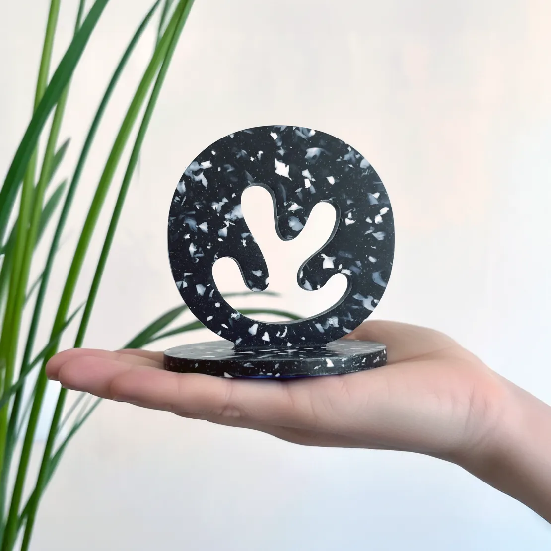 galardón de plástico reciclado para empresas