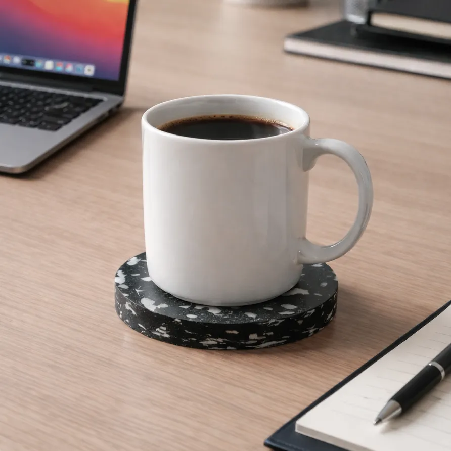 Posavasos de plástico reciclado. Un producto sustentable de revivir.